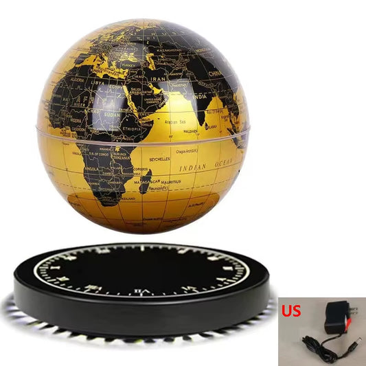 Levitating Lamp Magnetic Levitation Globe LED Earth Floating Rotating Globe Bedside Novelty Christmas Gifts Galactic Starry Sky