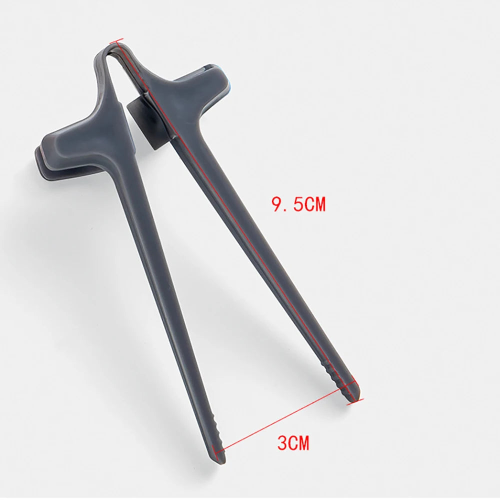 10 Pcs Finger Chopsticks Game Player Snack Chopstick Holder Plastic Game Finger Cover Game Controller Training Learning Chopsticks