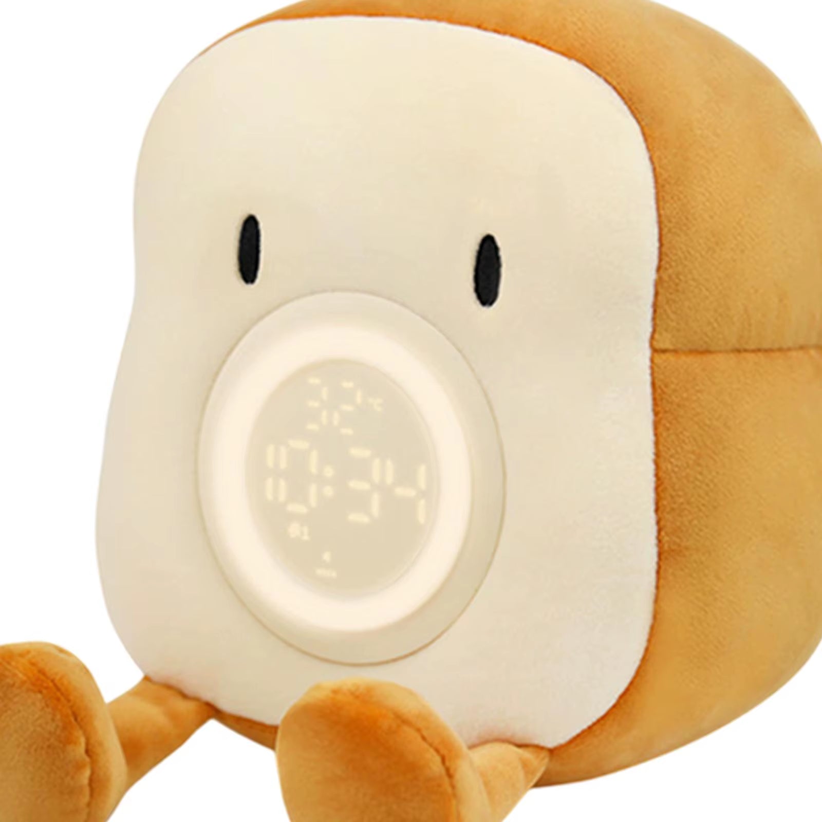 Plush Toy Alarm Clock Portable Cute Night Light for Kids Children Room Decor