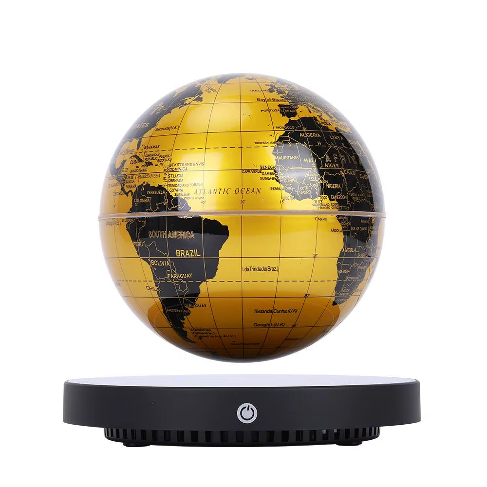 Levitating Lamp Magnetic Levitation Globe LED Earth Floating Rotating Globe Bedside Novelty Christmas Gifts Galactic Starry Sky