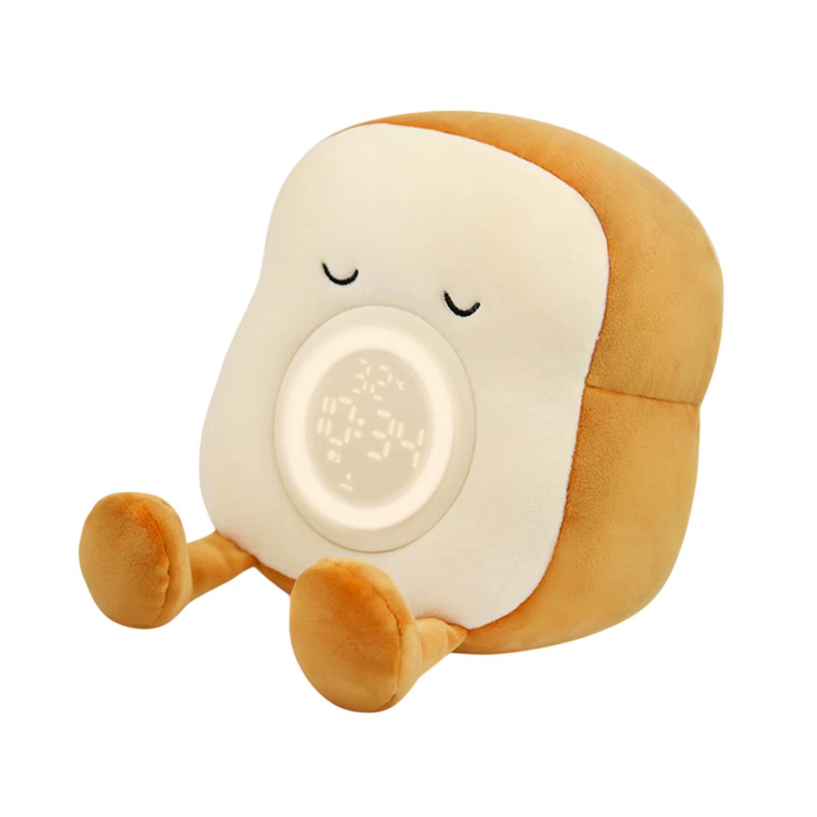 Plush Toy Alarm Clock Portable Cute Night Light for Kids Children Room Decor