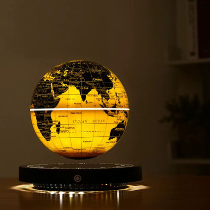Levitating Lamp Magnetic Levitation Globe LED Earth Floating Rotating Globe Bedside Novelty Christmas Gifts Galactic Starry Sky